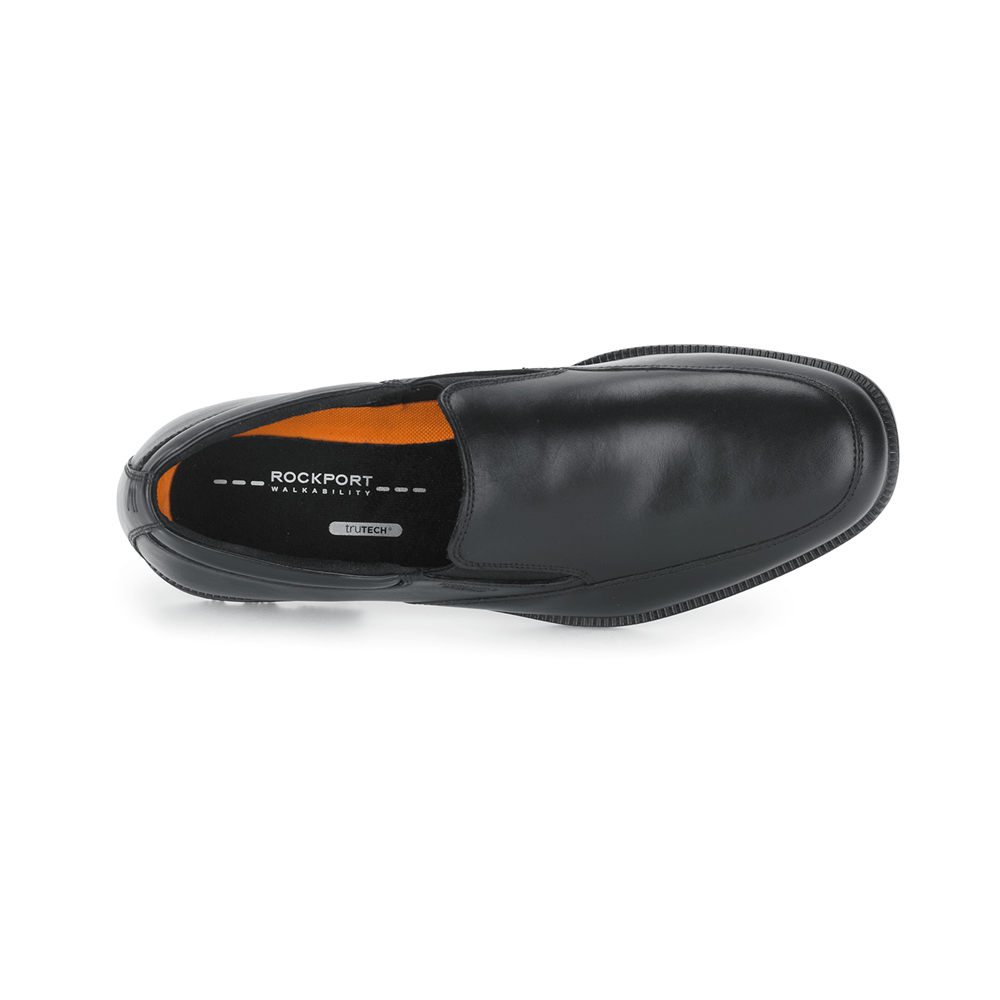 Slip-Ons Rockport Hombre Mexico - Essential Details Waterproof Negros - RCXAY5028